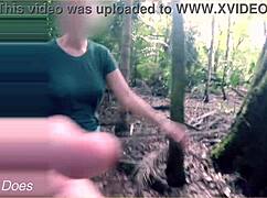 Wifey boldly flashes her big tits for a stranger in public.