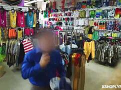 Jackie Hoff Detained For Stealing Bikini, Officer Wants Foot Job.