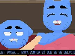 Animation features shoe target submissive in anal assfucking scene in español