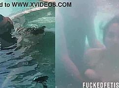 Helen Star and her partner explore submission by the pool with toys