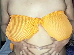 Big Boobs Desi Hot Indian Bhabhi Shows Off Juicy Tits And Wet Pussy