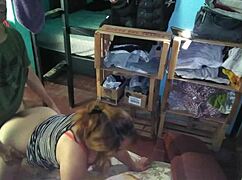 I bend over for doggystyle fuck with sexy Latina girlfriend