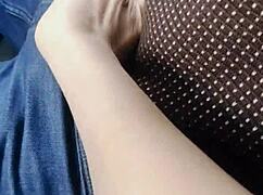 nri canadian collage girl enjoy with her brother in the car