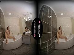 Terry Bliss masturbates in VR.