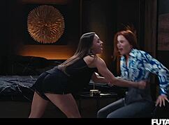 futa magic cigarette smoke grows cock into big dicks on favorite girls for shemale creampie action.