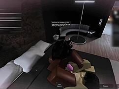 Roblox Sissy Learns Superiority of Big Black Cock Monster Dick