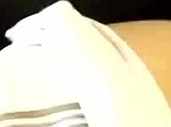 shaved pussy gets rough pov pounding by erected cock