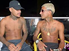 Funkeira Chama Novinho Maloqueiro No Seu Ape E Acabam Transando Na Varanda