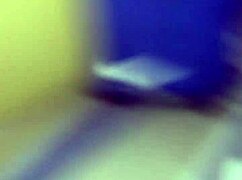 Freaky ass midget gets bent over and ridden in cowgirl position