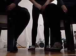 While i was masturbating to my two girlfriends they were both masturbating to me - girls fly orgasm