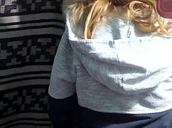 Three people including an emo milf do a sexy webcam session at night.