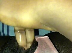 Ebony solo masturbation