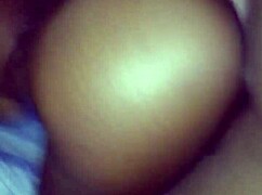 Freaky ass midget gets bent over and ridden in cowgirl position