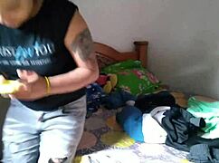 my friend's whore loves licking asses and with these urges i have i give her my ass