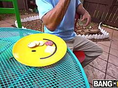 Peter Fitzwell loosens up stepdaughter Rissa May with anal and blowjob