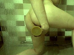 Catchboobs Plays with Dildo in Shower