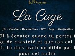 La Cage - Femdom Caged Anal Joi