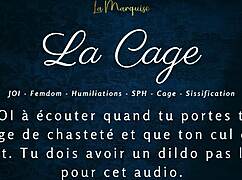 La Cage - Femdom Caged Anal Joi
