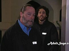 Possible break in turned into a security gangbang - charlie forde all holes