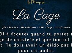 La Cage - Femdom Caged Anal Joi