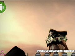 Roblox whore flaunts big ass in seductive sex