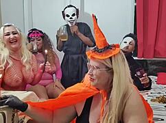 welcome to the sexy scary halloween hell, join the orgy and gangbang at brazil's best party