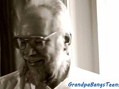 Chubby Teen Rides Grandpa