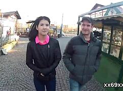 Boyfriend assists with hymen examination and reaming of virgin nympho?