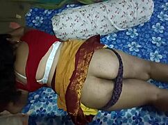 Hottest Desi Housewife Enjoys In Petticoat