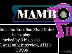 beautifull slim brazilian khali noire in cosplay fucked by 3 big cocks dap anal only interview atm ob506biggbabyx