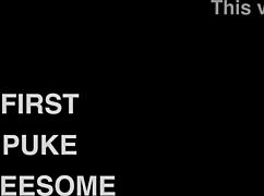 Puke threesome with lola and bruna piss puke vomit - teaser 😱