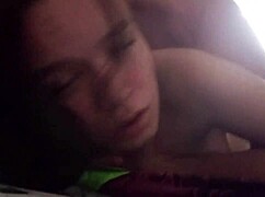 stepfather fucked stepdaughter while she was talking with mother on the phone 😏