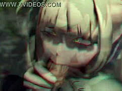 Brainwashed sluts in MHA garage scene.