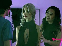 I joined the star whores family for taboo threesome