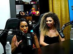 Elas se beijaram no meio do podcast o ruan ficou sem palavras - daniely patricia red.