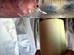 Cum After Vibrator Teases Soft Cock With Intense Pleasure