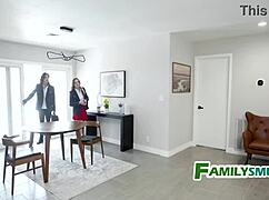 contrasting moans and groans in taboo family gathering