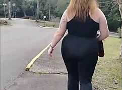 Walking With My Stepmother Without Panties