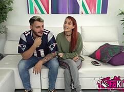 Redhead teen piikara and her boyfriend share intimate moments for us