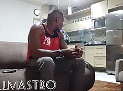 She came to clean my apartment but really wanted my big cock 😏