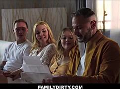 familydirty - the whole family gets invited to a masquerade orgy party - penny barber coco lovelock theodora day aaliyah love jack vegas calvin hardy