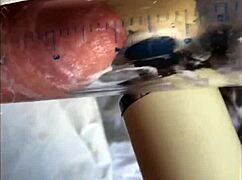 Cum After Vibrator Teases Soft Cock With Intense Pleasure