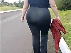 Walking With My Stepmother Without Panties