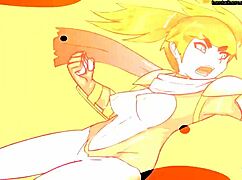 Russian crossdressing gangbang with creampie and cumshot