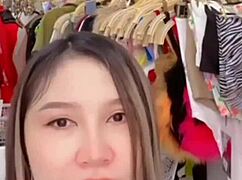 A teen with large breasts in a sexy pose