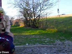 I, Officer Charlie, arrest Gibby the clown and give him an ultimatum.