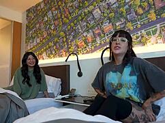 gf cheats with my stepsis and they both fuck me - cami strella x effy