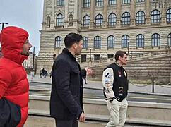 fake pool goes wet with silvia dellai 3on1 dap dp pee drink shower balls deep rough sex cum in mouth swallow