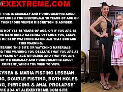 Watch Dulcynea Double Fisting Both Holes With Piercing And Anal Prolapse!