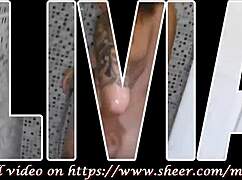 Pretty European amateur teases with deepthroat blowjob.